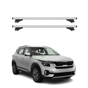 Roof Racks Cross Bars for Kia Seltos 2021-2026 Aluminium Silver 2 Pcs