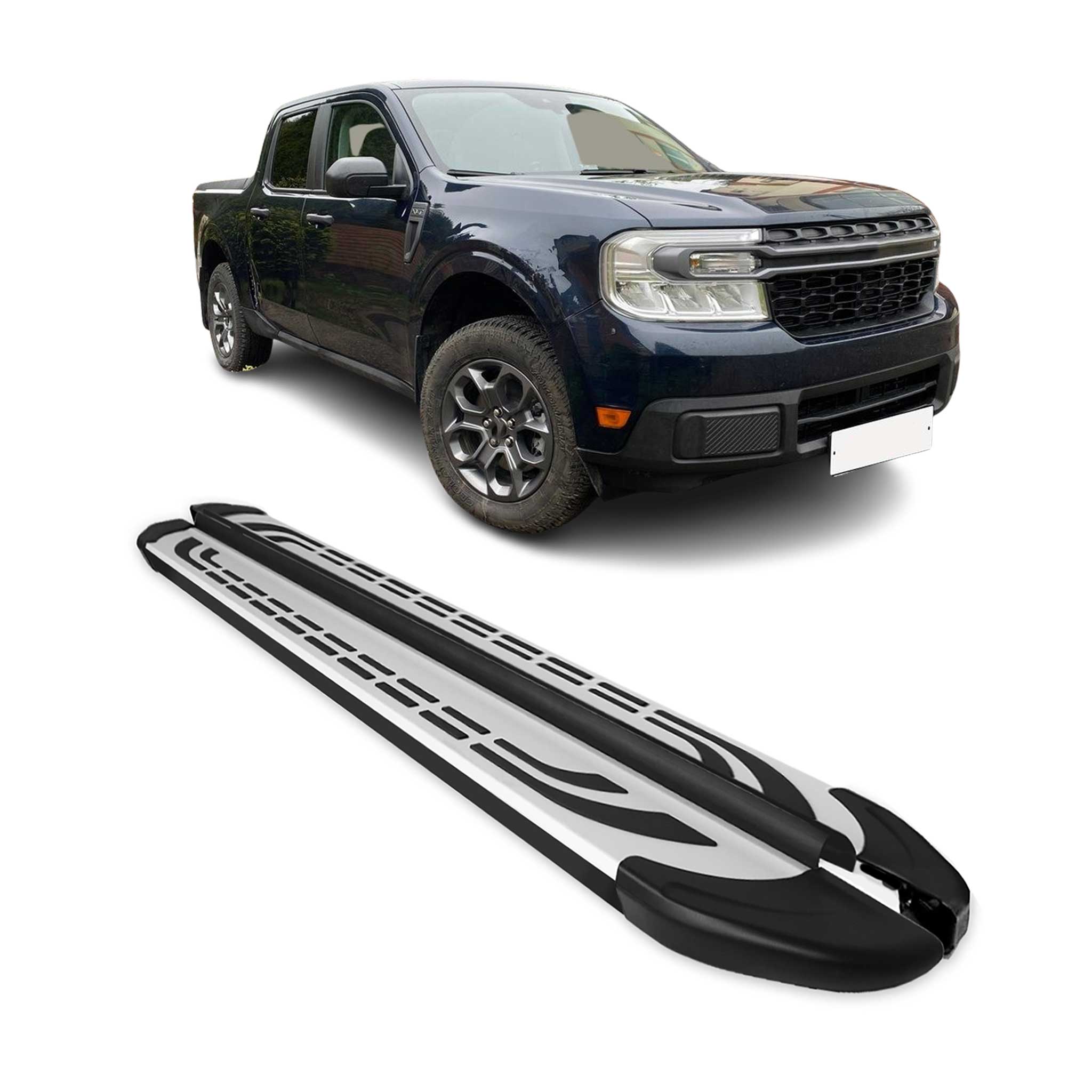 2022-2024 Ford Maverick Nerf Bar Side Step Running Boards Alu 2x