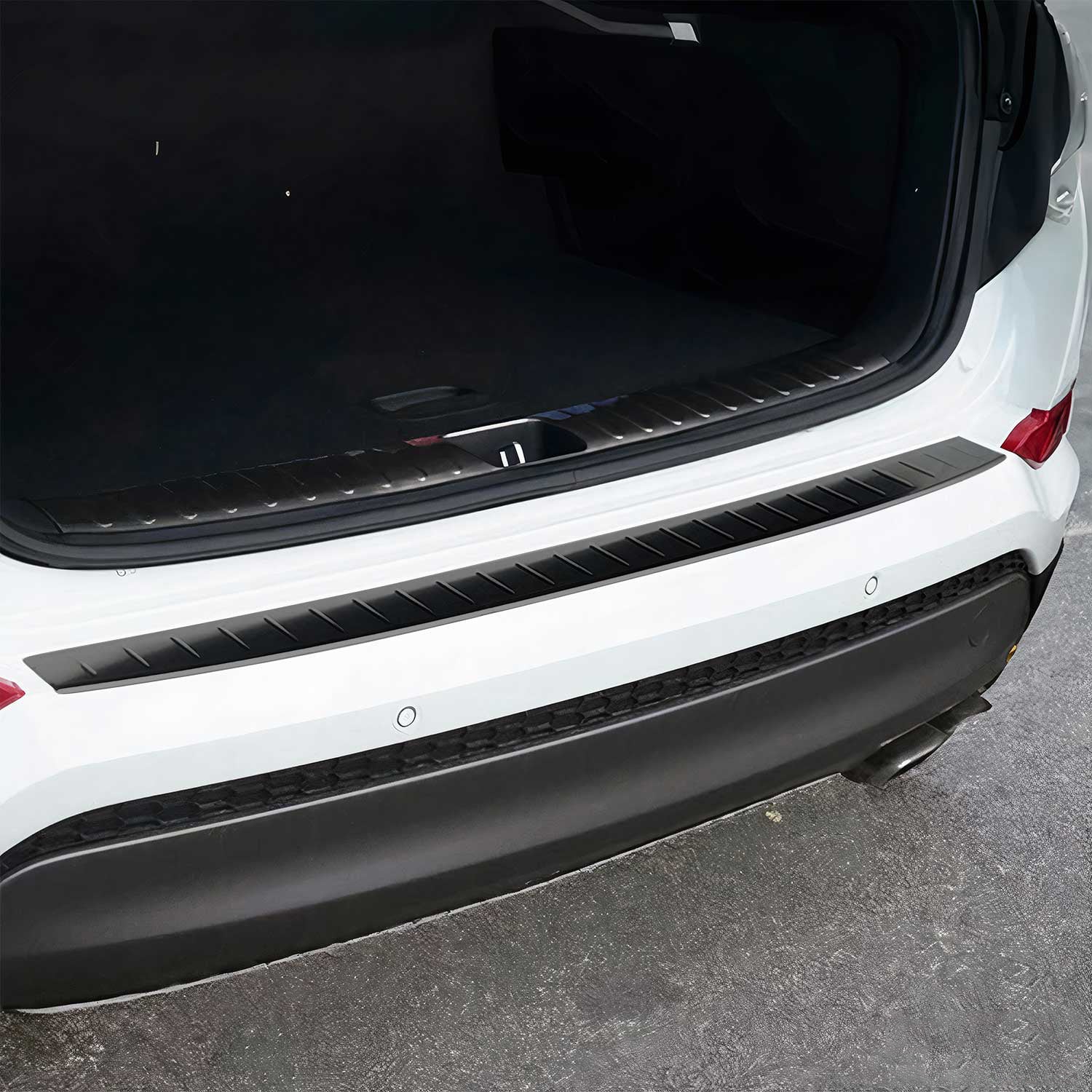2016-2018 Hyundai Tucson Rear Bumper Guard Stainless Steel Dark Brushed