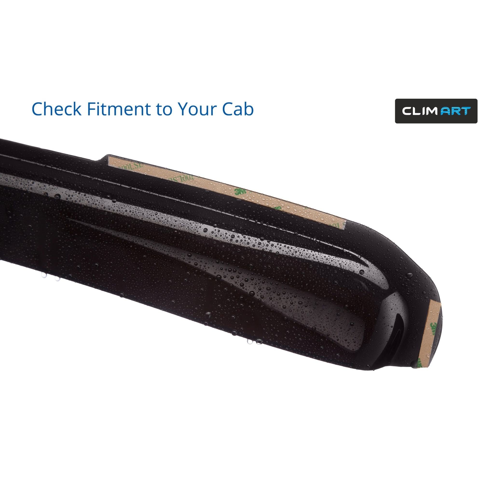 Clim Art Wind Deflectors for Hyundai Tucson 2016-2021 In-channel Dark Smoke 4Pcs