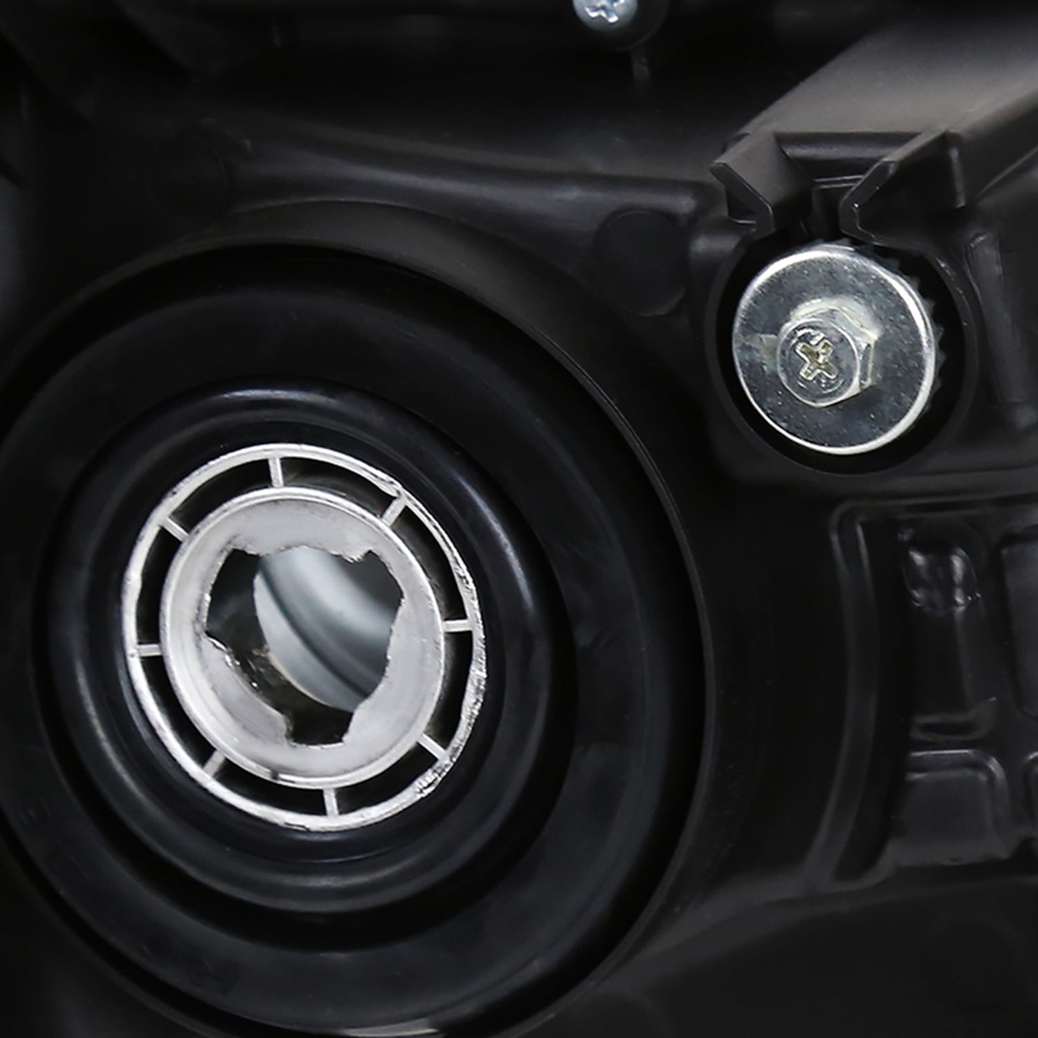 2015-2017 Toyota Camry Projector Headlight Amber Reflector -Driver Side Chrome