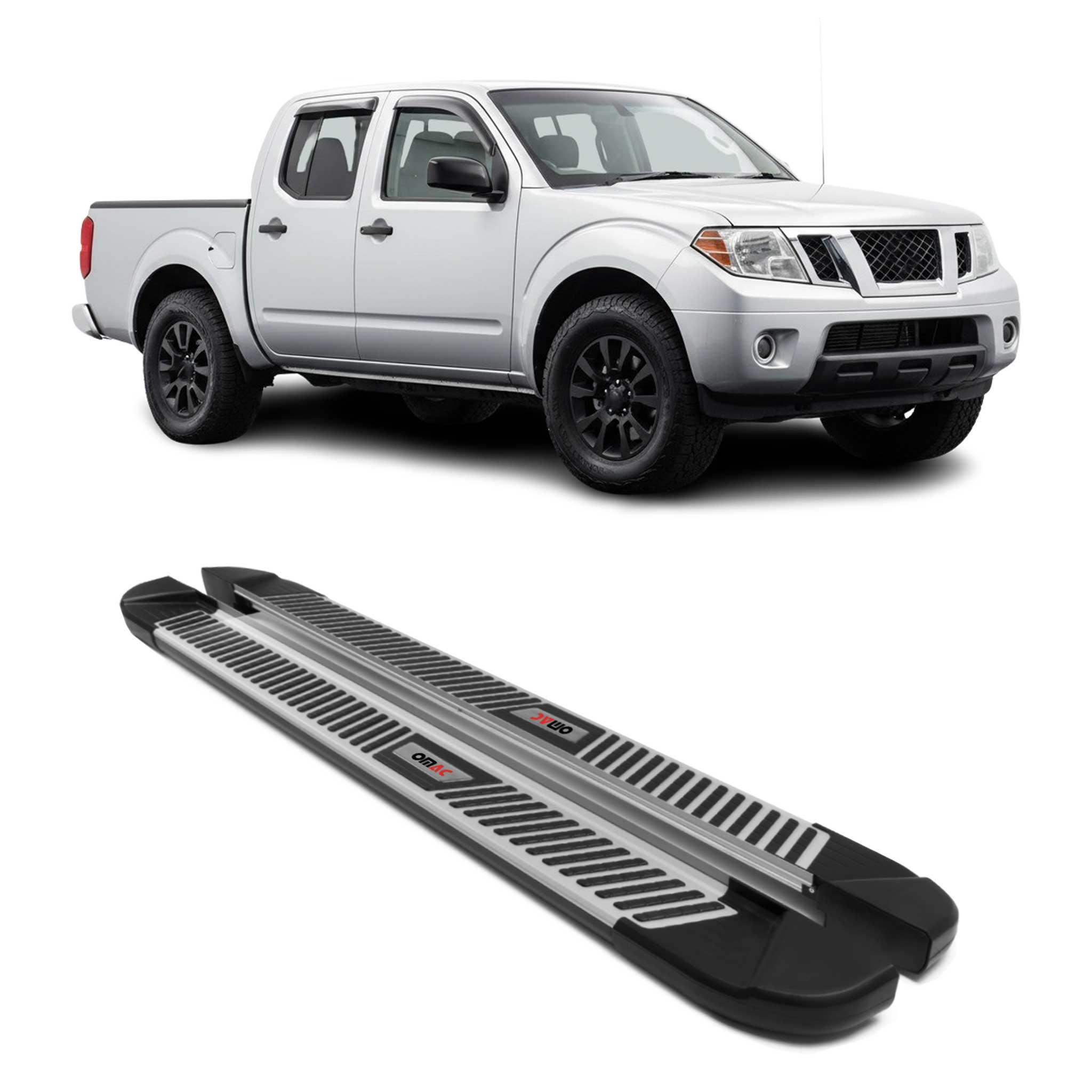 2005-2021 Nissan Frontier Nerf Bar Side Step Running Boards Alu 2x