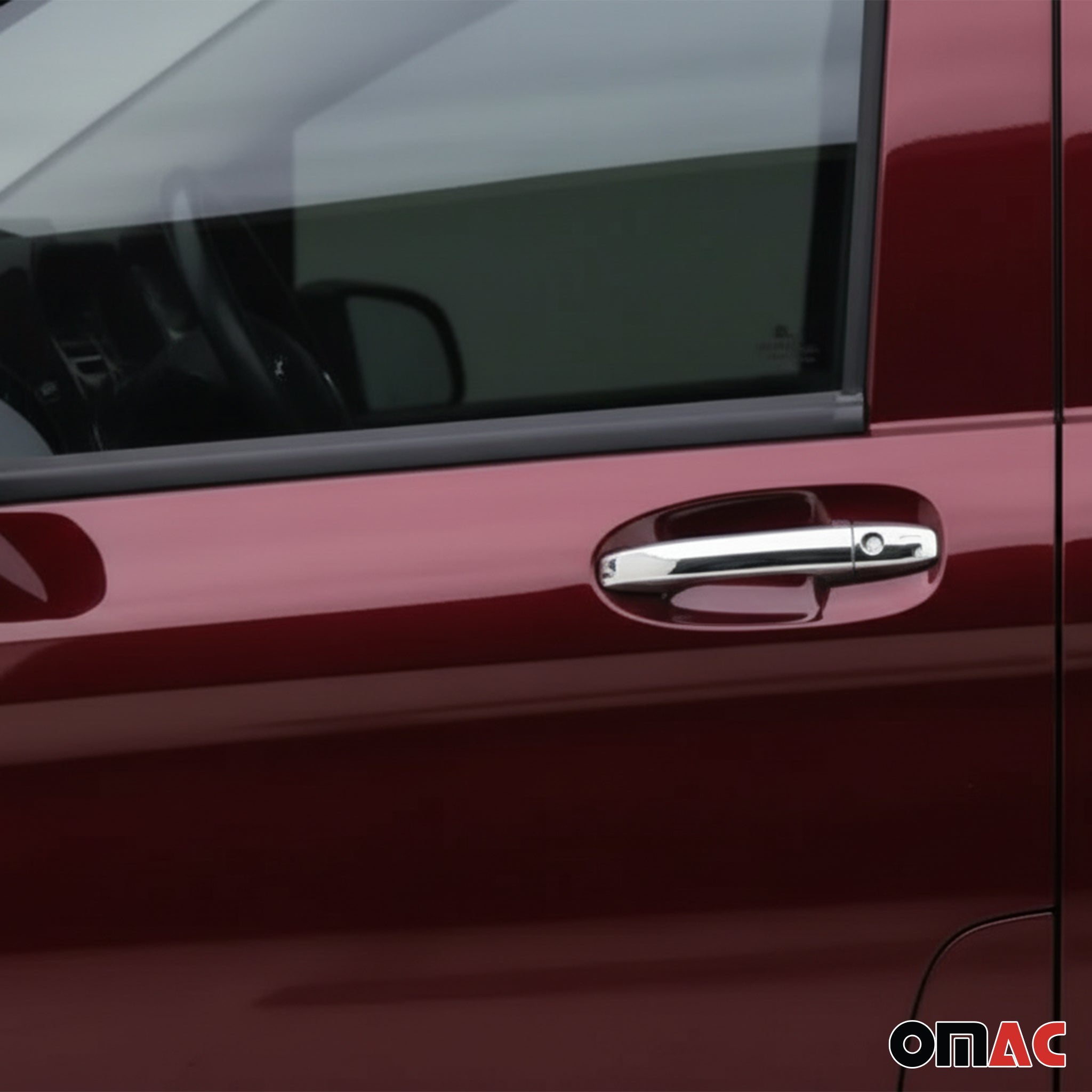 2016-2024 Mercedes Metris Car Door Handle Cover Protector Keyless Stainless Steel 6x