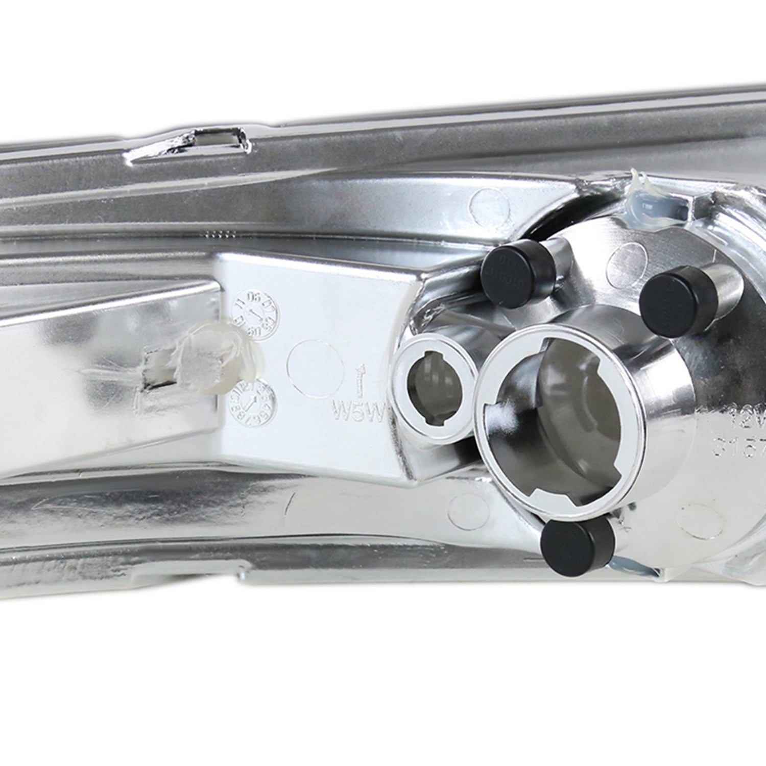 2005-2009 Ford Mustang Factory Style Bumper Lights Chrome Housing/Smoke Lens