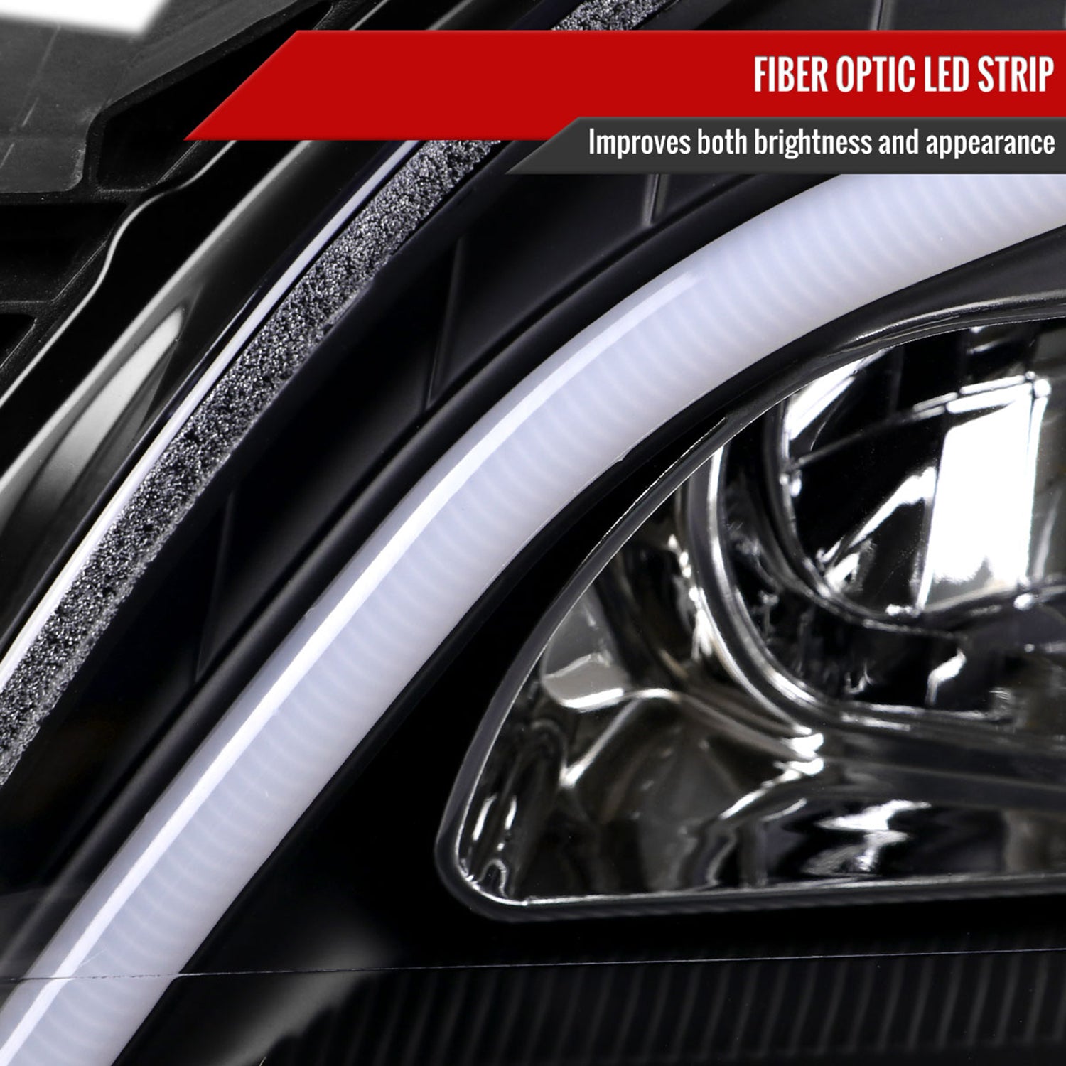 2009-2011 Mercedes W164 ML-Class LED Sequetial Signal Headlights Matte Black