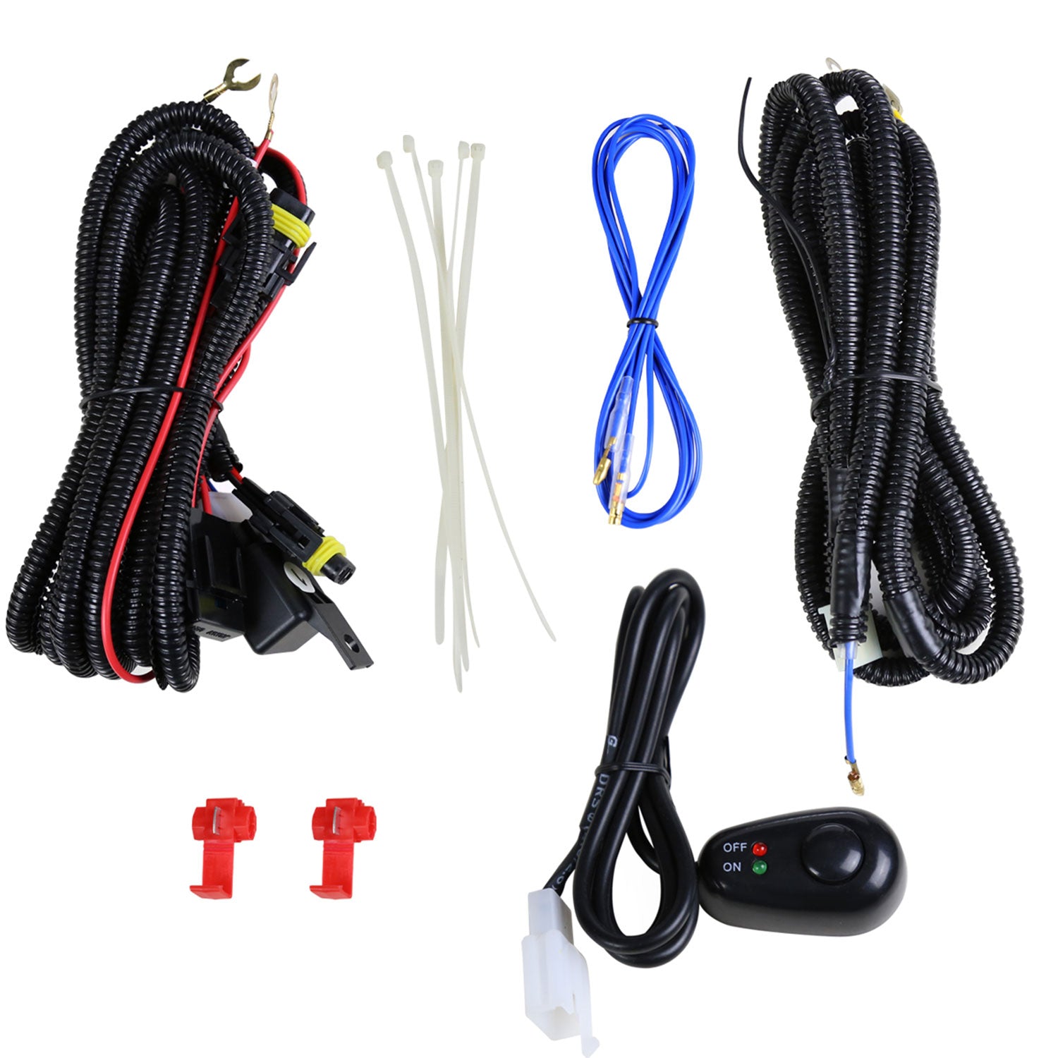 2012-2017 Hyundai Accent 12V/27W 881 Fog Lights Kit Chrome/Clear Lens