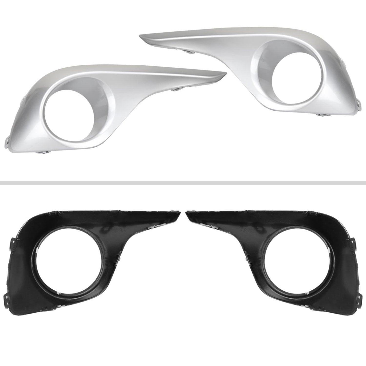 2011-2013 Toyota Highlander 7117 Fog Lights Kit Switch & Wiring Harness Chrome