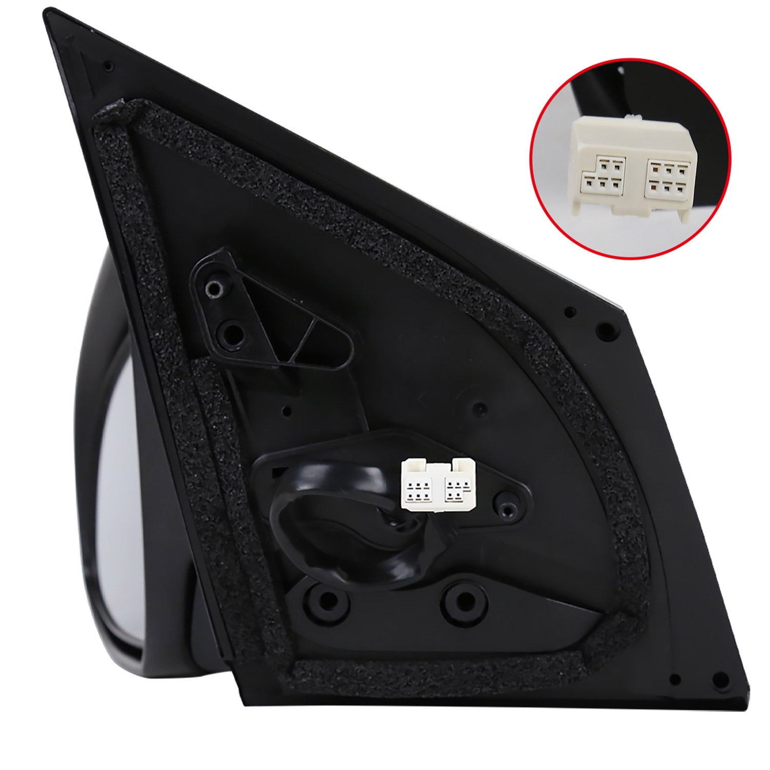 2014-2018 Toyota Corolla Glossy Black 9Pin Auto-Fold&Heated Side Mirror Driver