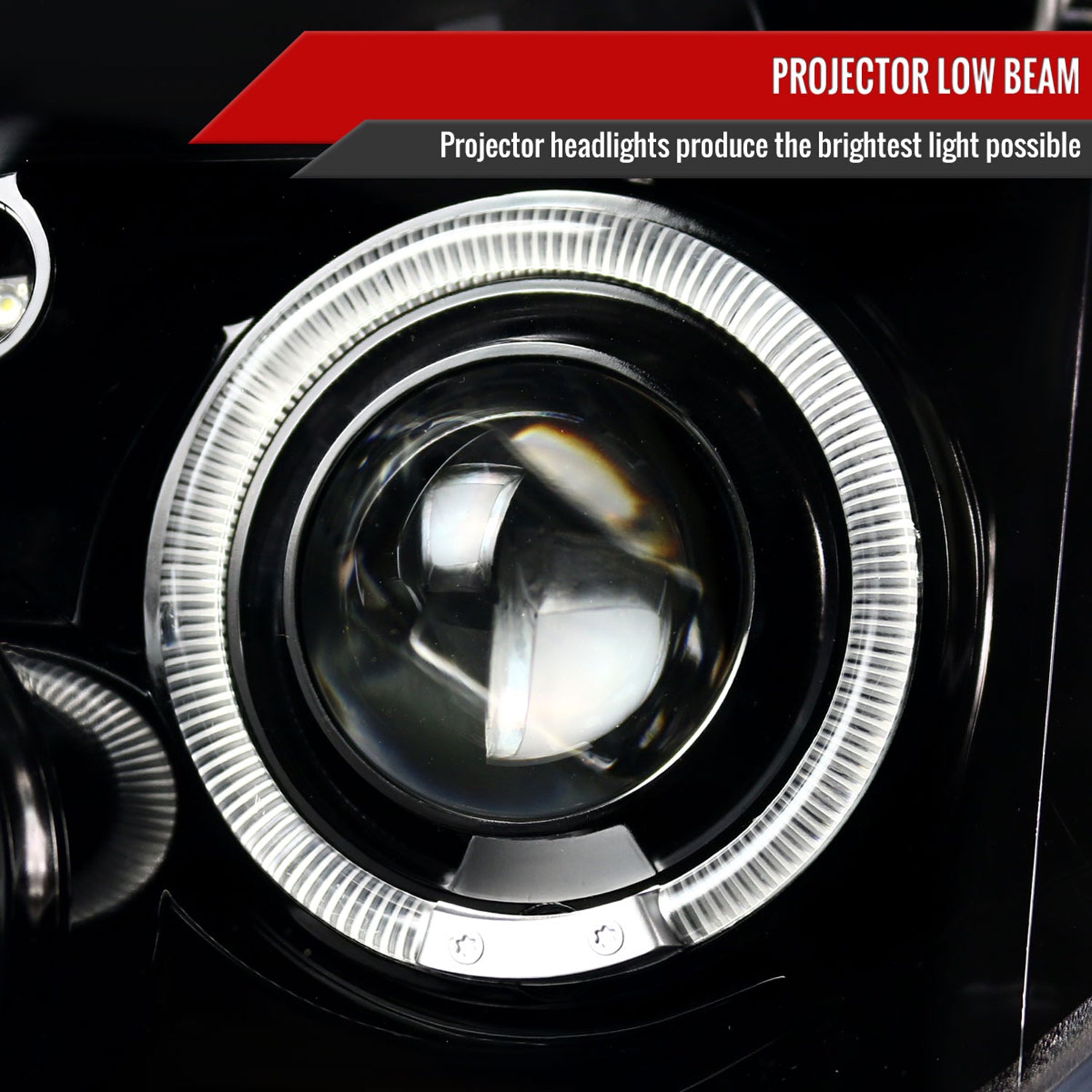 2005-2007 Nissan Pathfinder/ 05-2008 Frontier Dual Halo Headlights Jet Black