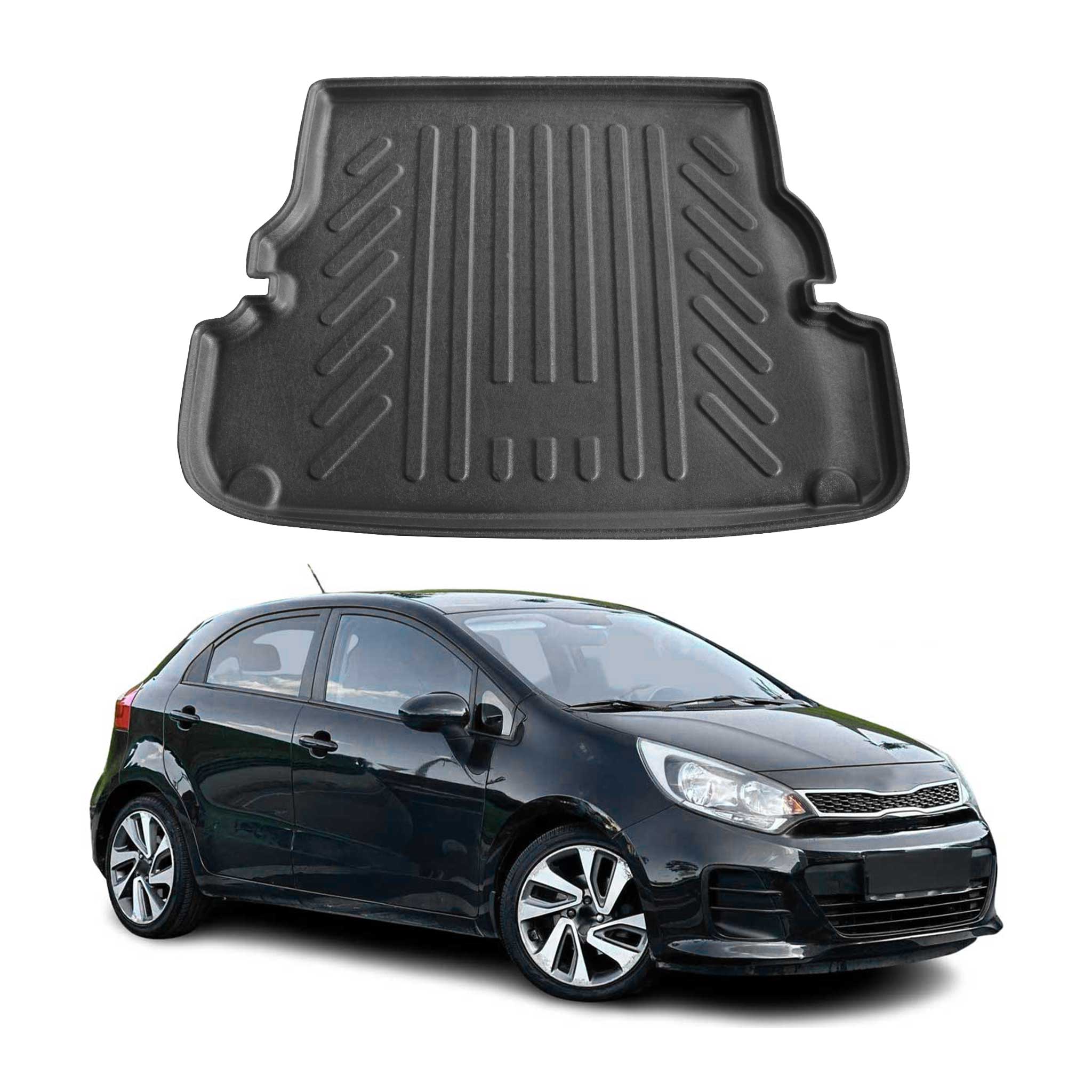 2012-2017 Kia Rio Sedan Cargo Liner Trunk Mat All Weather Black