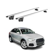 2015-2018 Audi Q3 Roof Rack Cross Bars Silver