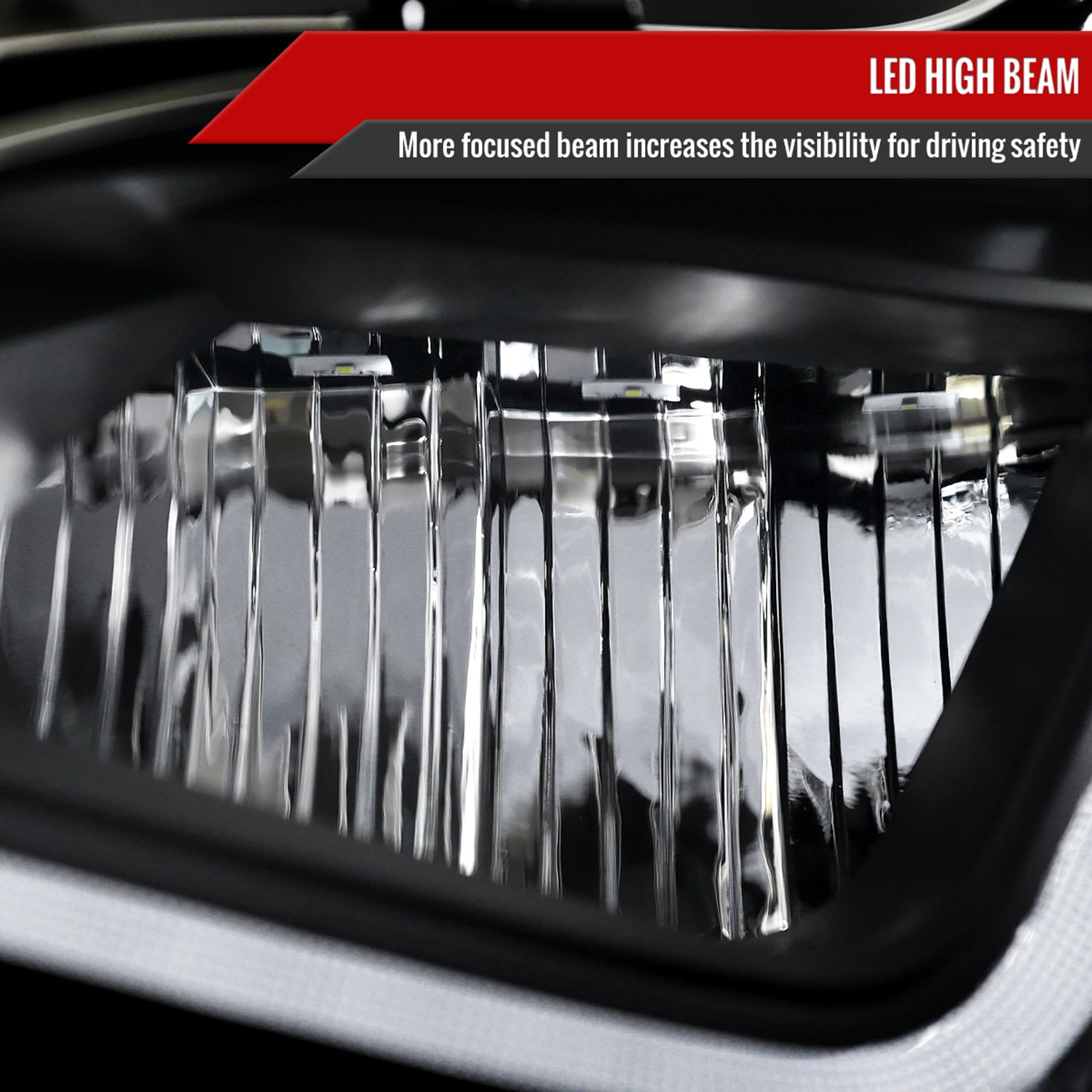 2019-2024 Chevy Malibu Sequential LED Turn Signal Projector Headlights Black