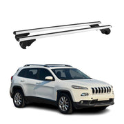 2014-2023 Jeep Cherokee Roof Rack Cross Bars Silver