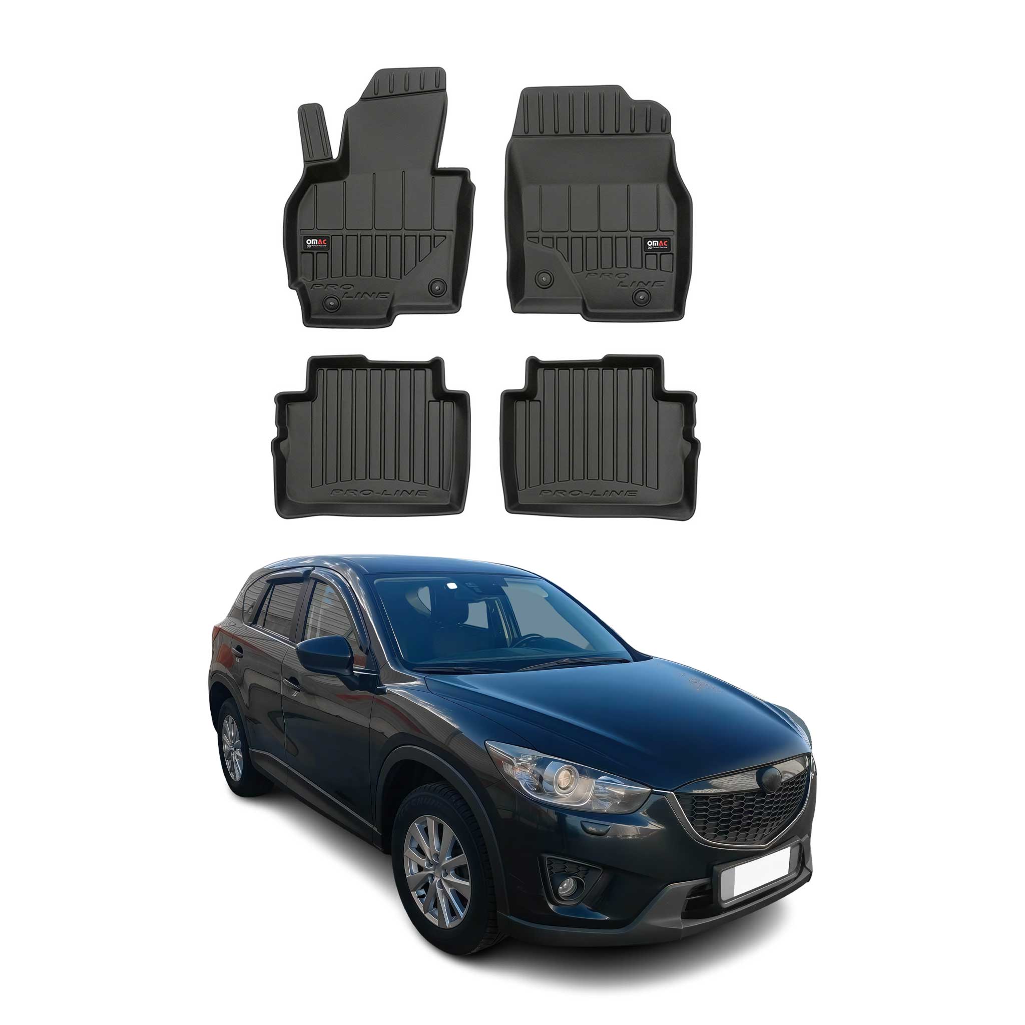 2013-2016 Mazda CX-5 Premium Floor Mats Liners Full Set All Weather Heavy Duty