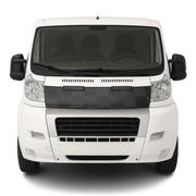 2014-2025 RAM ProMaster Car Bonnet Mask Hood Bra Black Chequered 1 Pc