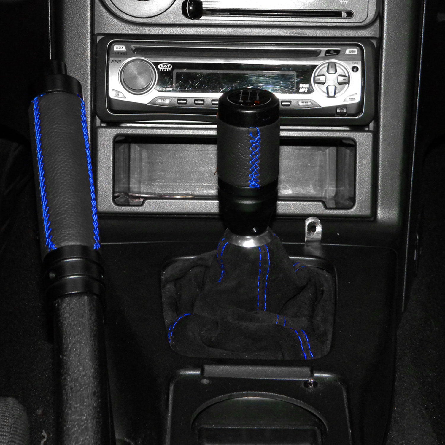 1992-2001 Honda Civic/Del Sol Acura Integra JDM Manual Shift Boot Blue Stitching