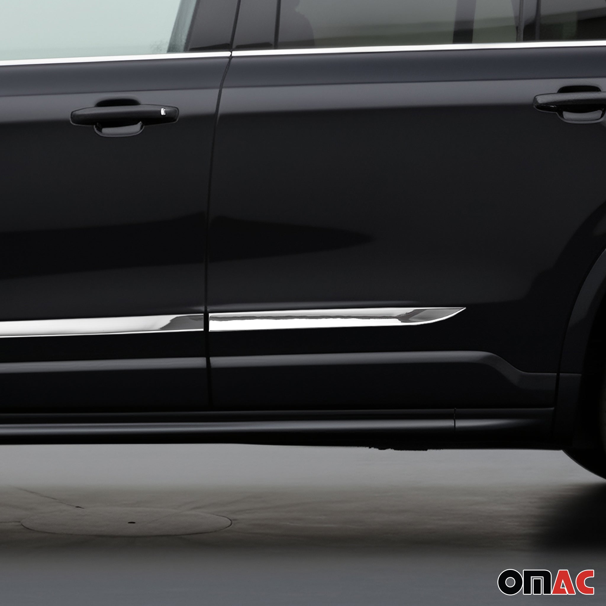 2017-2023 BMW 5 Series G30 G31 Sedan Touring Side Door Molding Trim Skirt Garnish Stainless Steel