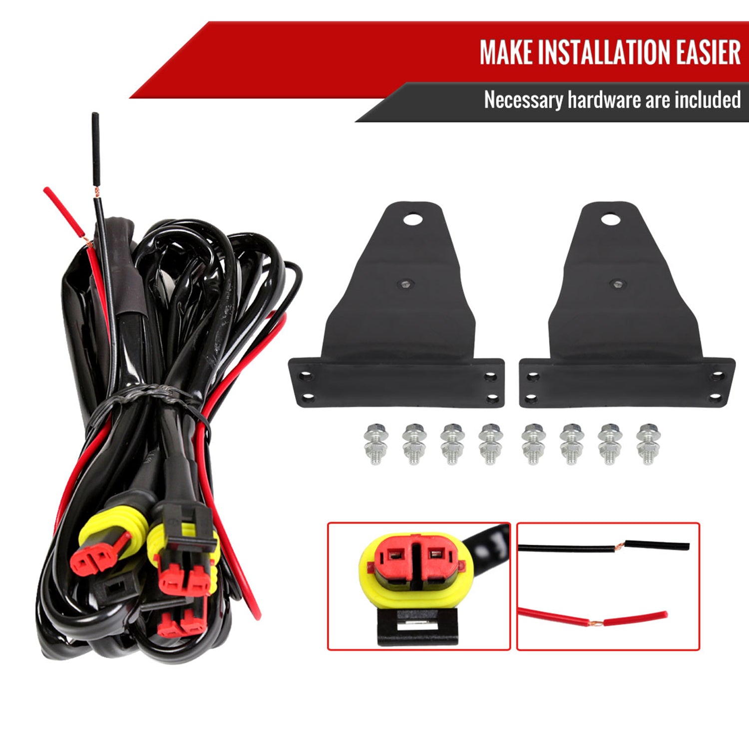 2005-2011 Toyota Tacoma Matte Black Mesh Replacement Grille w/ LED Lights