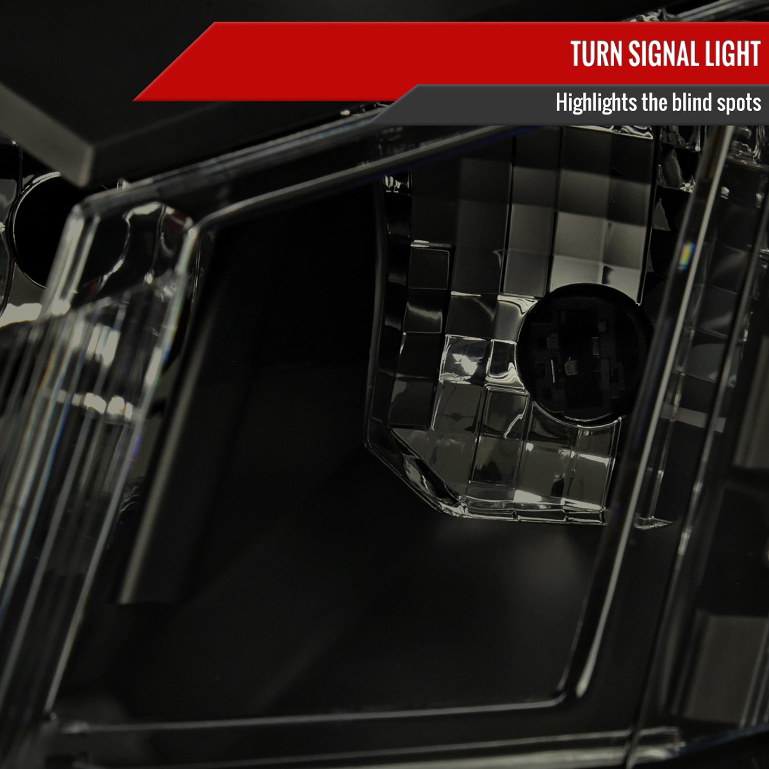 2010-2016 Cadillac SRX Projector Headlights Matte Black Housing/Smoke Lens