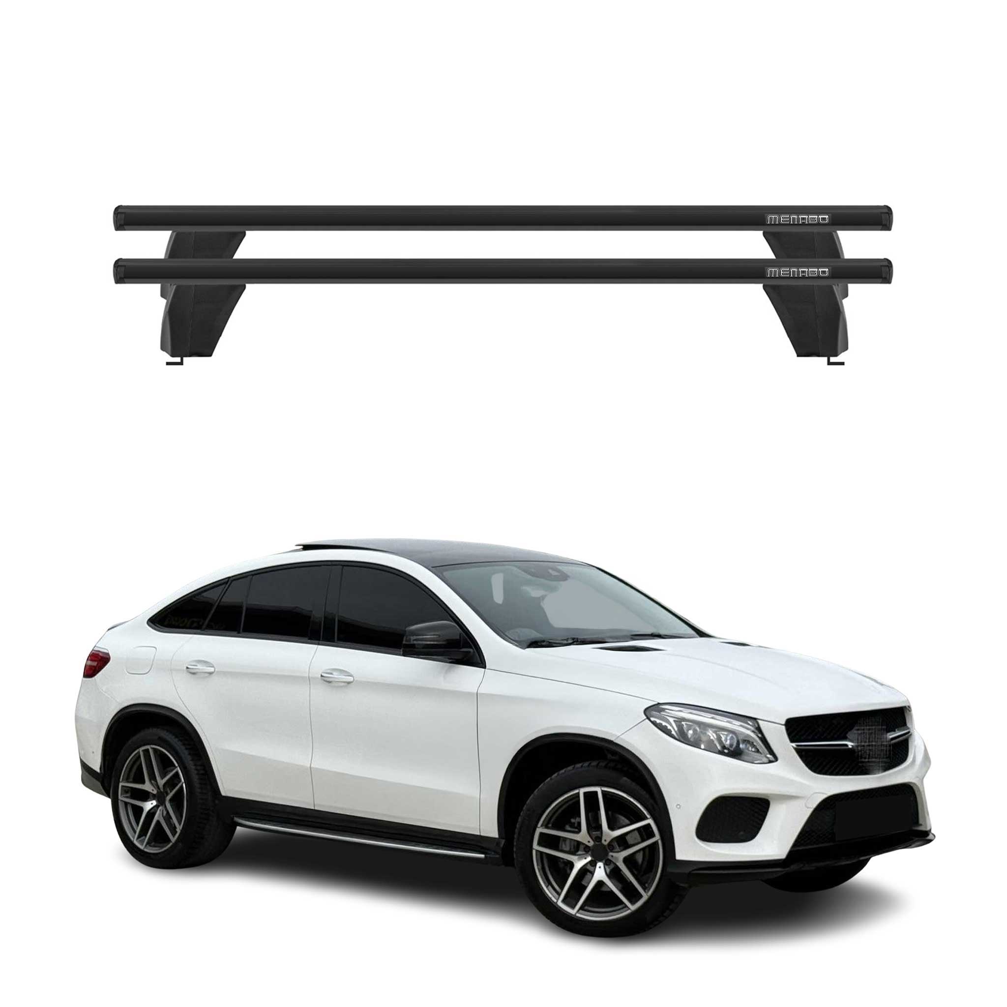 2016-2019 Mercedes GLE Class Coupe C292 Roof Rack Cross Bars Black