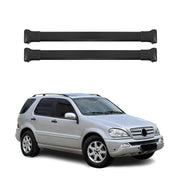 1997-2005 Mercedes M ML Class W163 Roof Rack Cross Bars Black