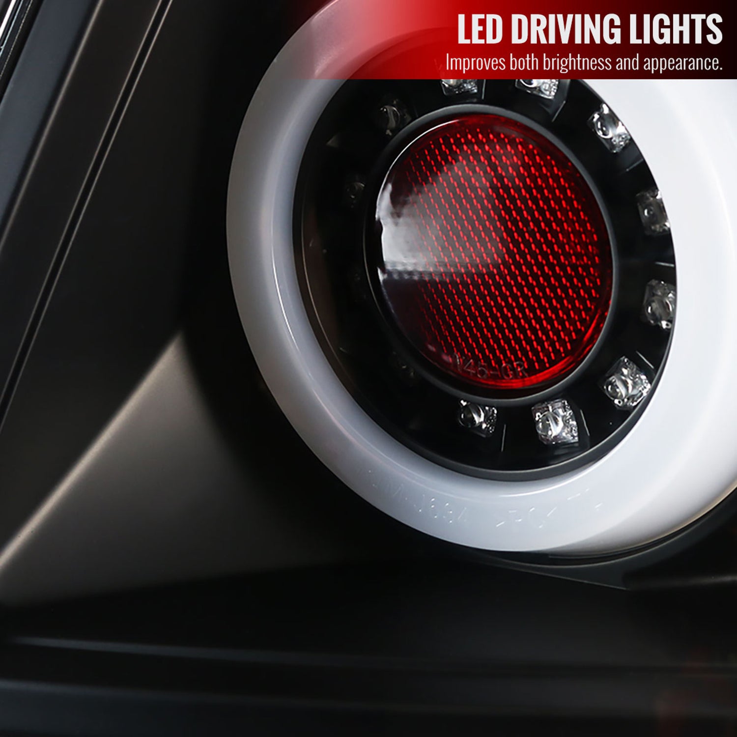 2006-2013 Chevy Impala/ 14-2016 Impala Limited LED Tail Lights Matt Black/Clear