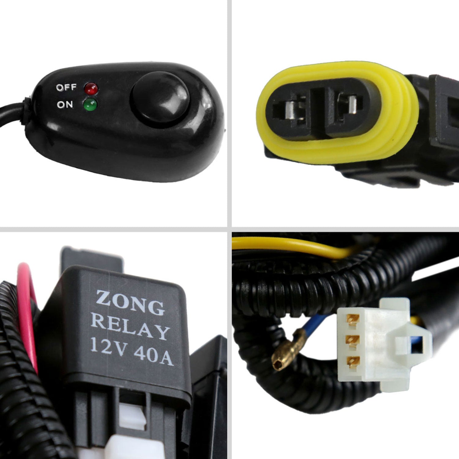 2005-2009 Dodge Caravan/Charger Chrysler Pacifica H8 Fog Lights Kit Chrome