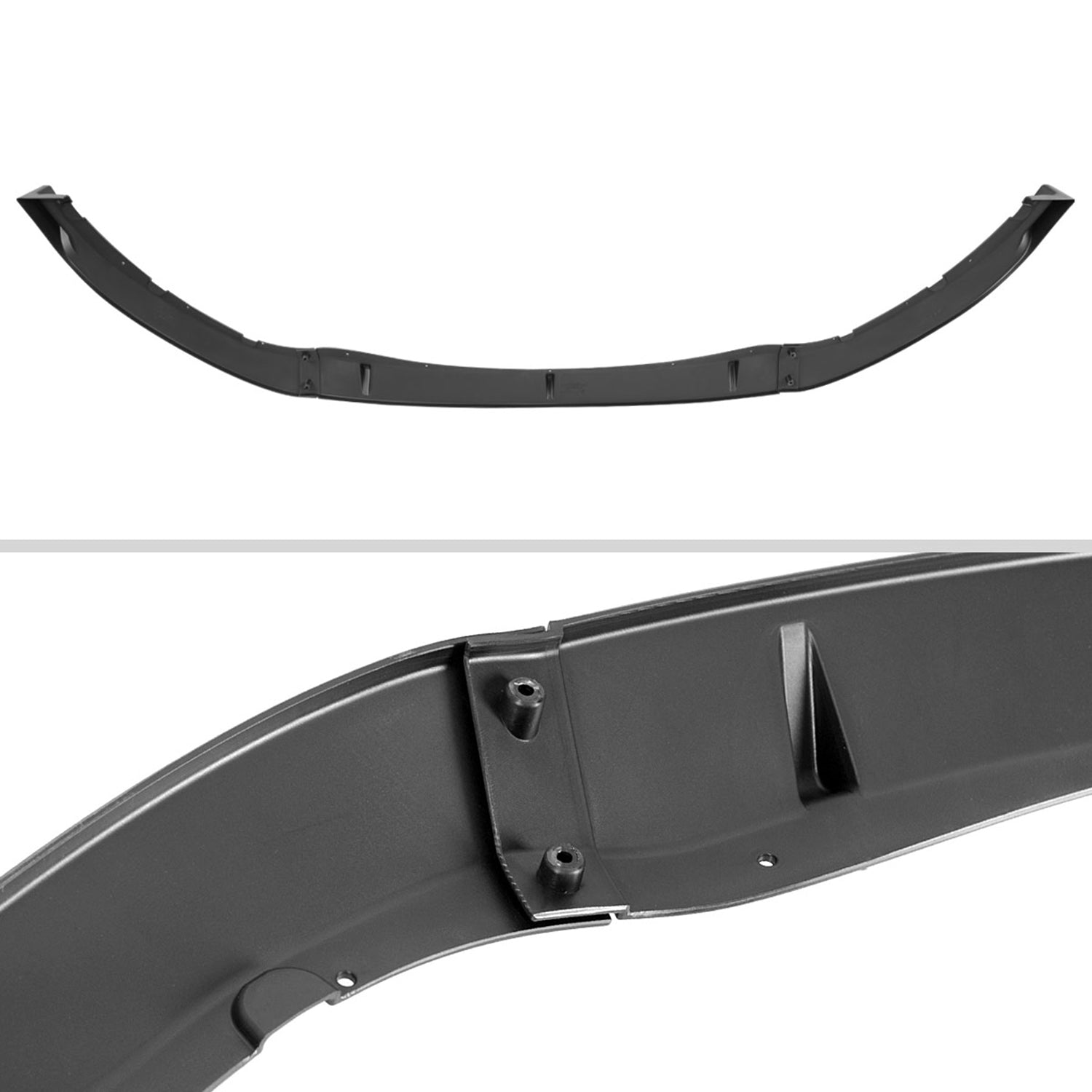 2016-2021 Mazda Miata MX-5 Matte Black 3Pcs Front Bumper Lip Splitter Kit