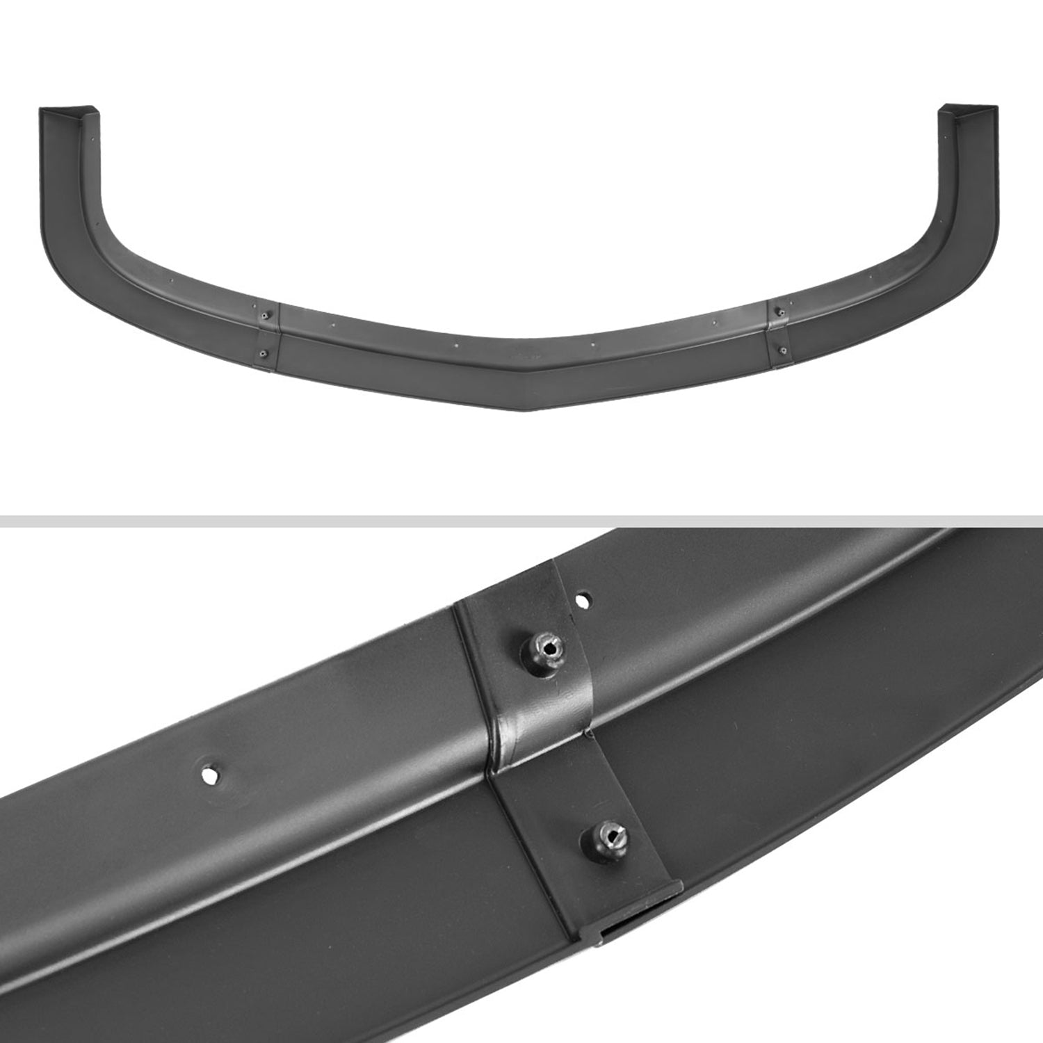 2015-2021 Dodge Challenger SXT Glossy Black 3PC Front Bumper Lip Splitter Kit