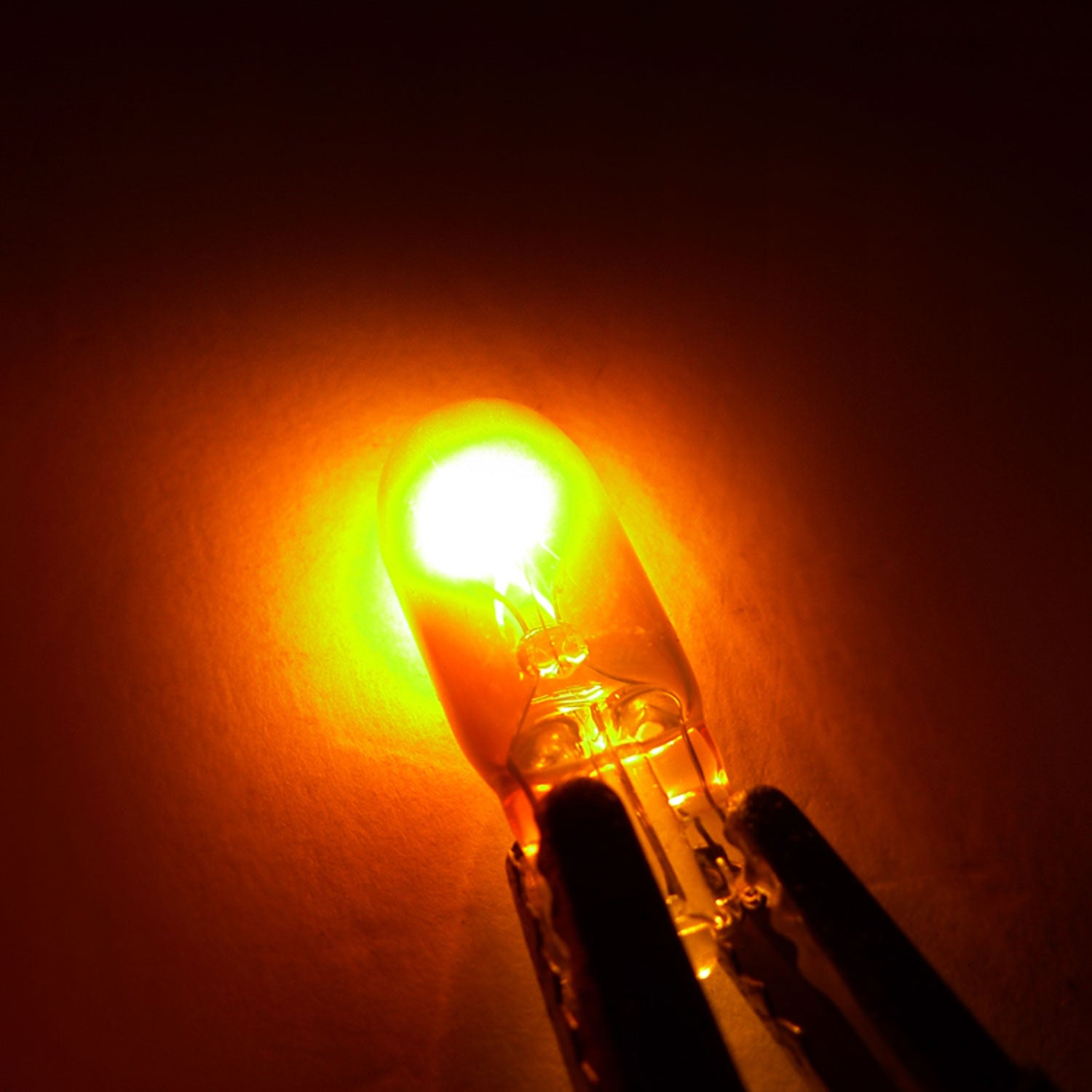 T10 Chrome Amber Light Bulbs