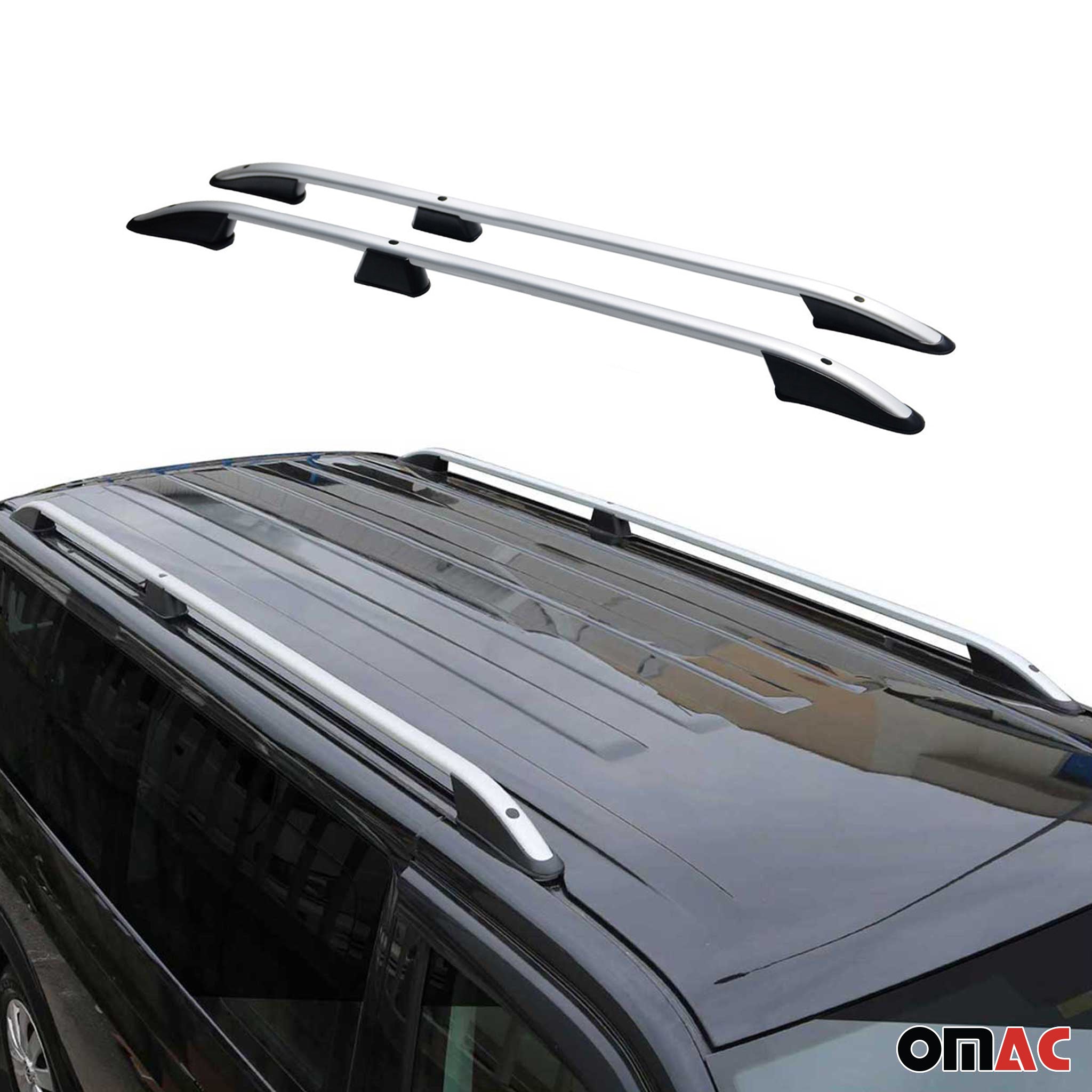 2015-2022 RAM Promaster City L2 Long Roof Rack Rails Side Rails Silver