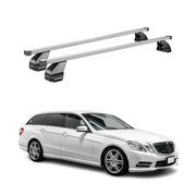2010-2016 Mercedes E Class W212 Sedan Roof Rack Cross Bars Silver