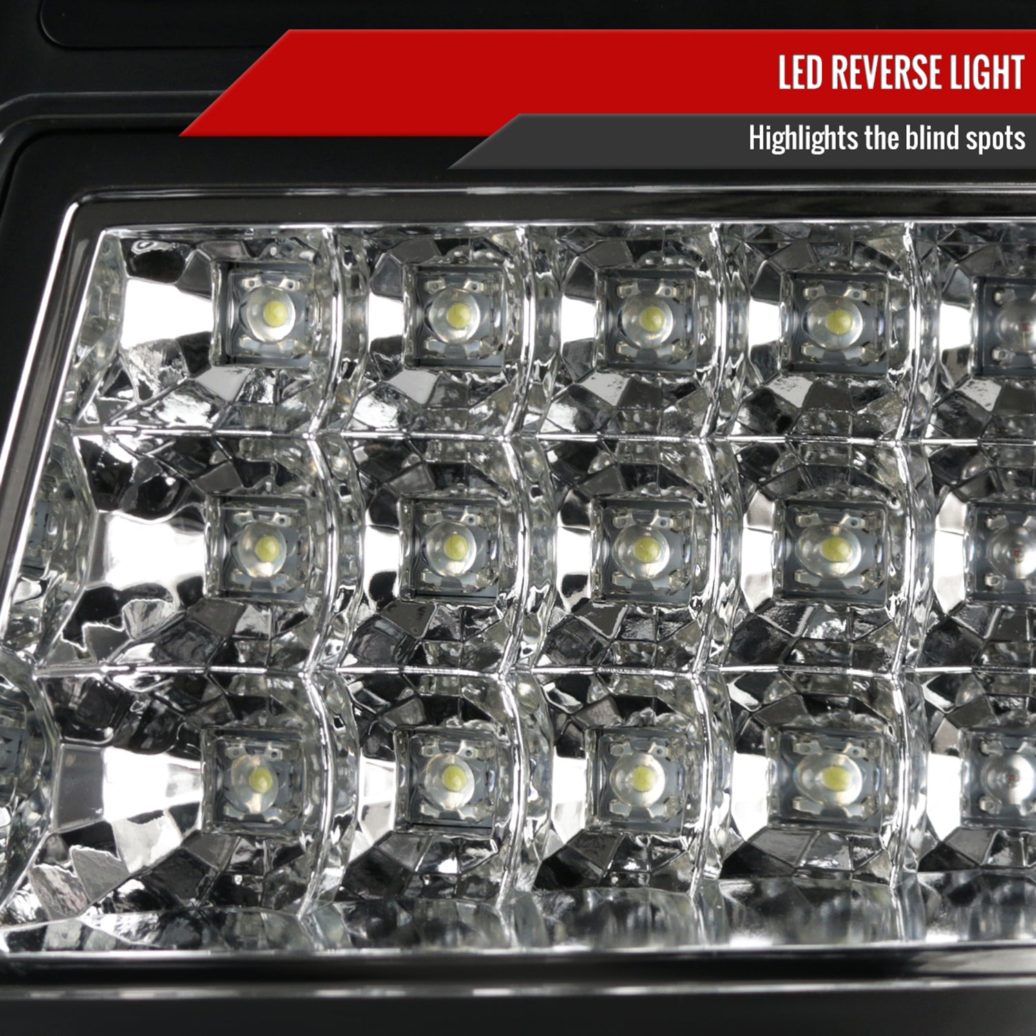 2005-2007 Chrysler 300C LED Tail Lights Matte Black Housing/Clear Lens