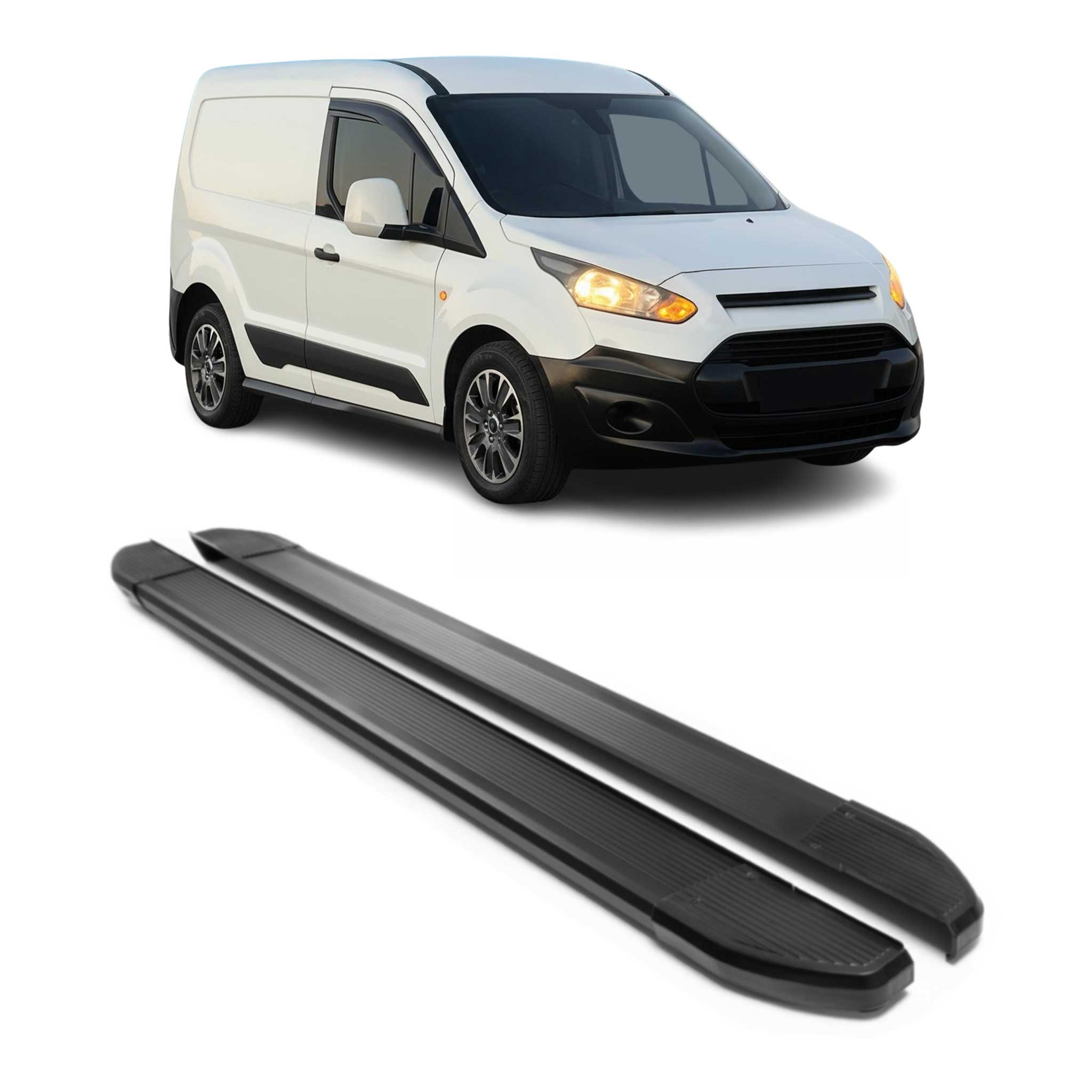 2014-2019 Ford Transit Connect Short Running Boards Side Steps Black