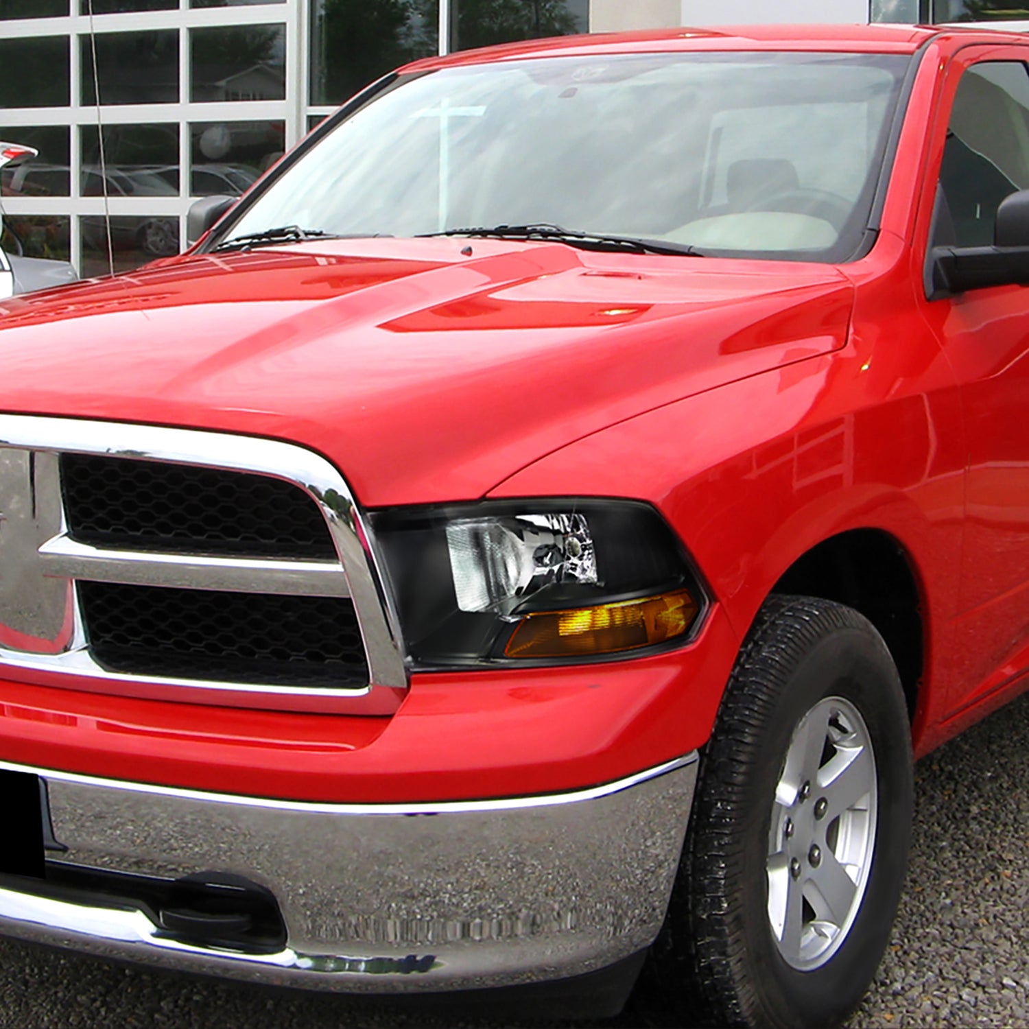 2009-2018 Dodge RAM 1500 / RAM 2500 3500 Factory Dual Headlights Black
