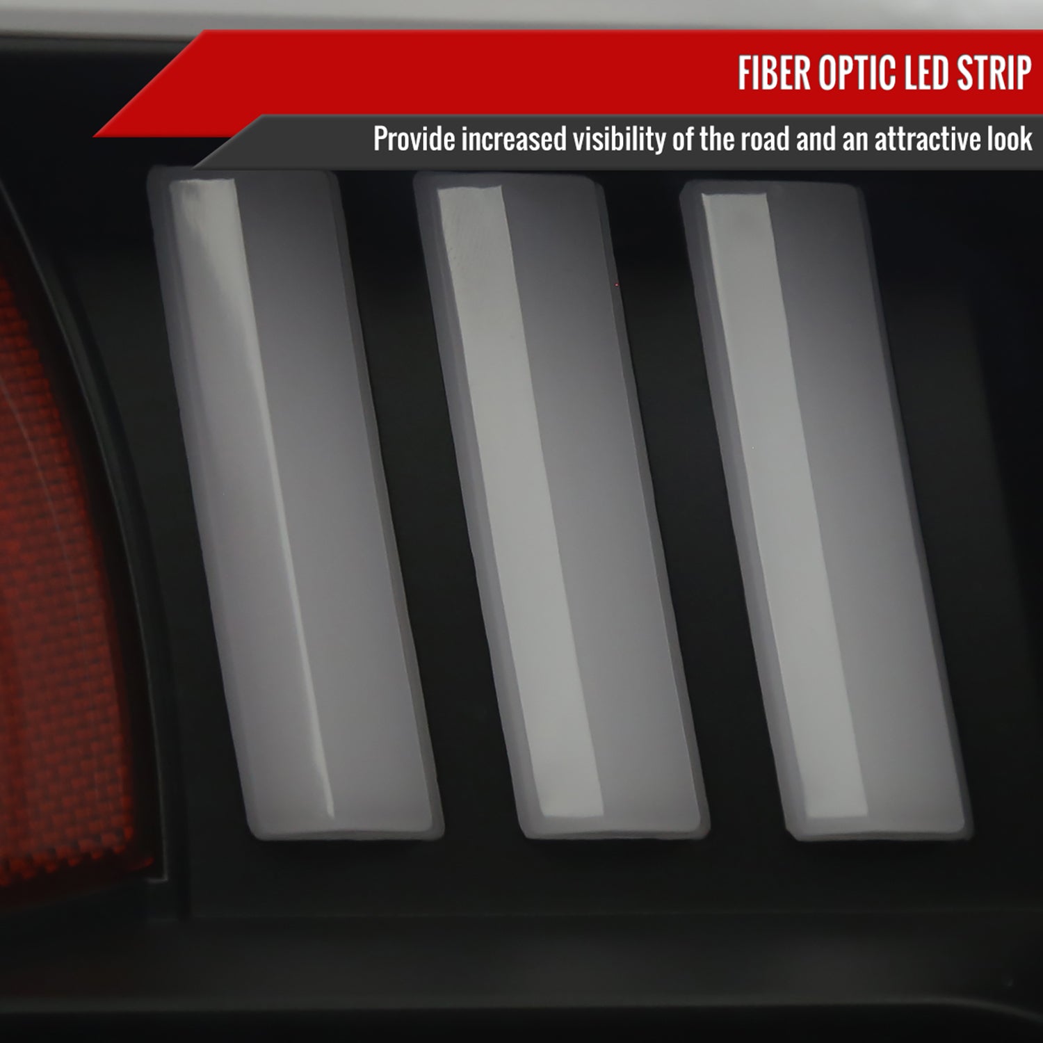 2015-2017 Ford F-150 LED Bar Projector Headlights Black Housing/Smoke Lens