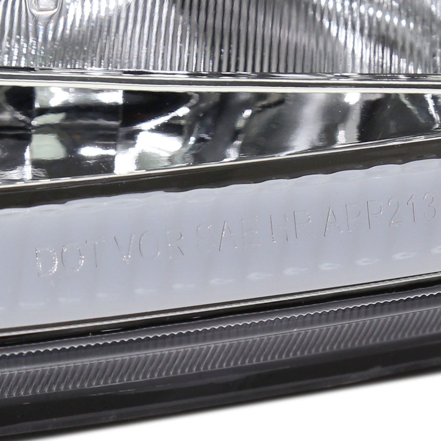 1996-1998 Honda Civic Coupe/Sedan LED Bar Factory Headlights Chrome/Clear