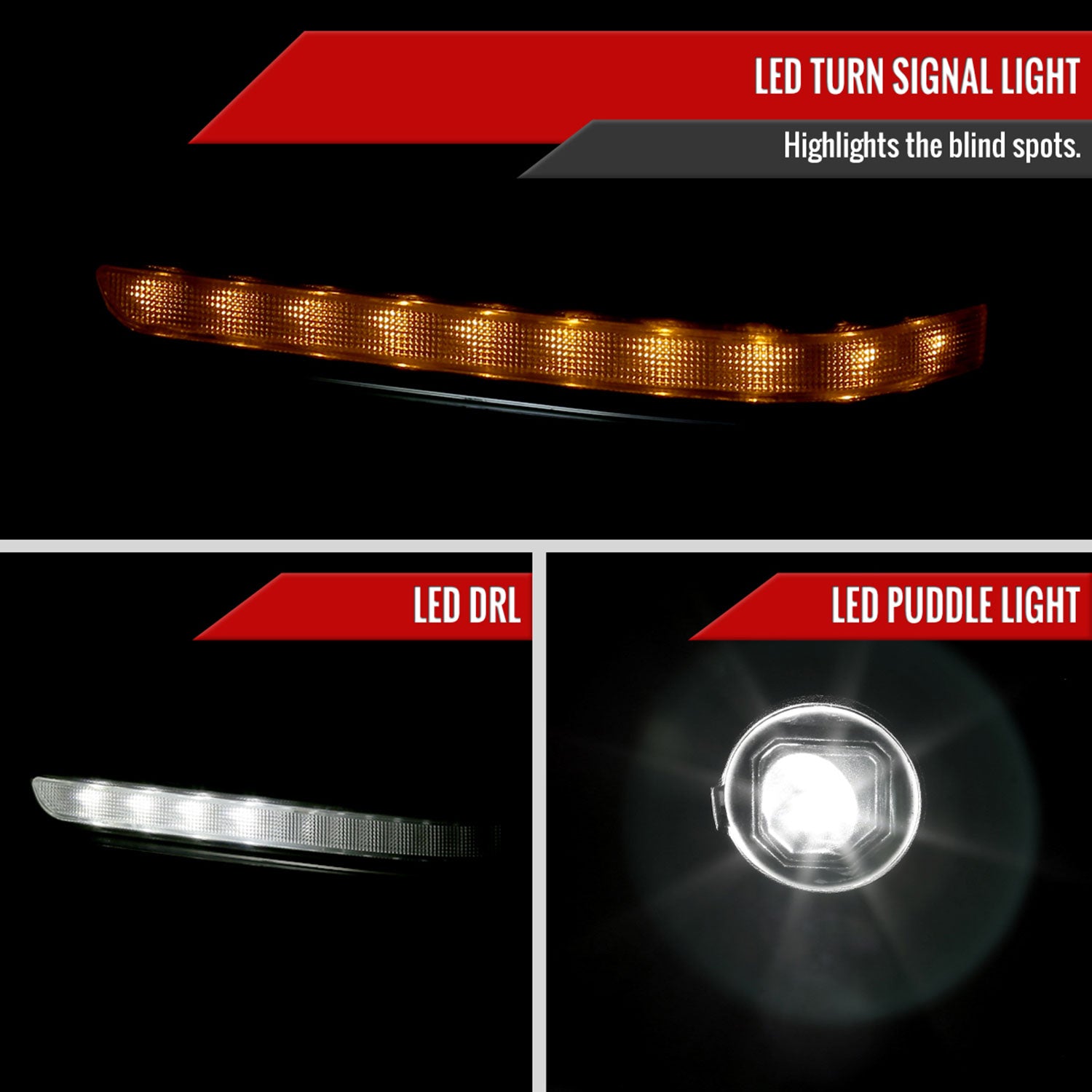 2014-2018 Chevy Silverado/GMC Sierra Manual Fold Heated Side Mirror Driver