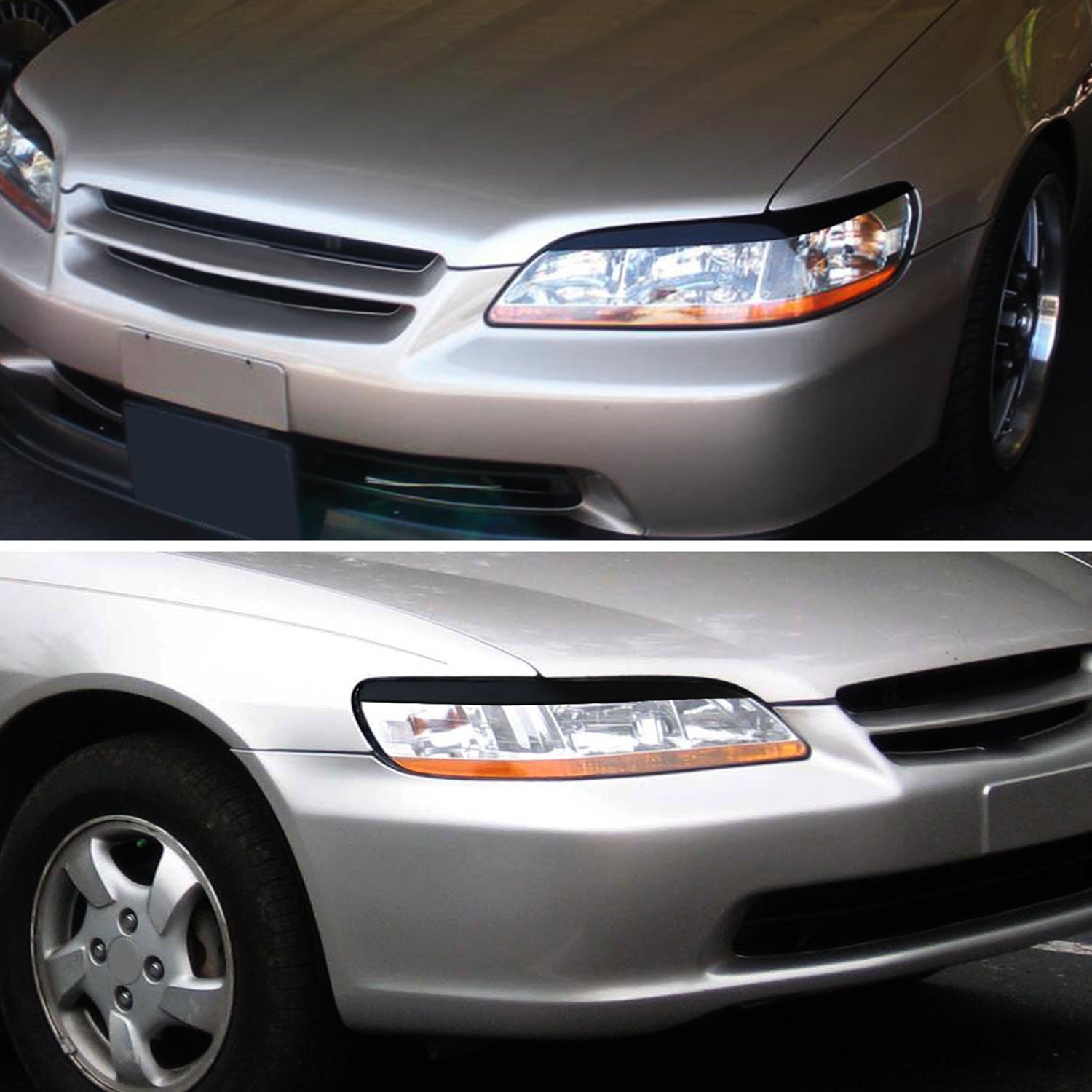 1998-2002 Honda Accord Euro Style ABS Eyelids Black