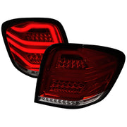 2006-2011 Mercedes Benz W164 ML Class LED Tail Lights Chrome/Red Smoke Lens