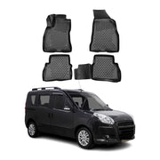 2019-2022 RAM ProMaster City Floor Mats Liners Full Set All Weather Black