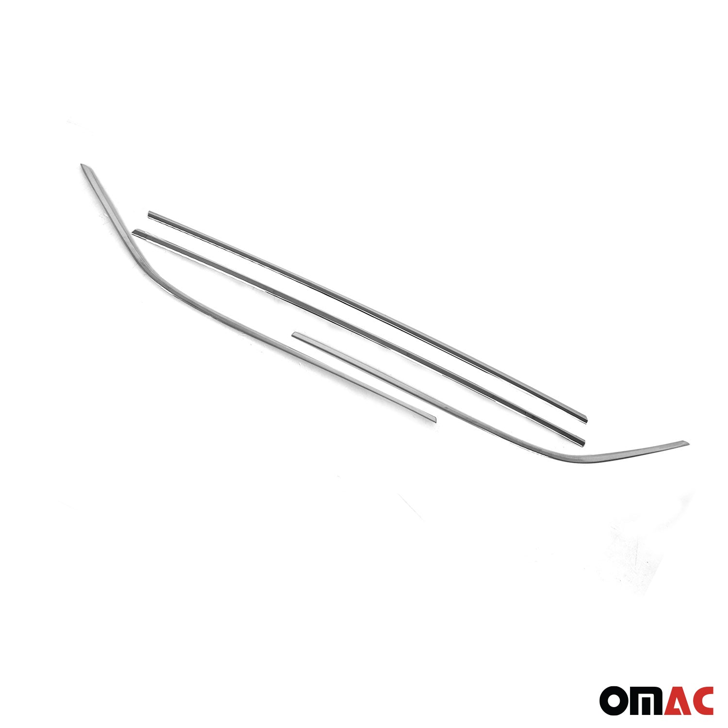 2018-2022 Toyota C-HR Window Molding Trim Streamer Stainless Steel Silver 4 Pcs