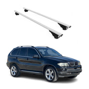2000-2006 BMW X5 E53 Roof Rack Cross Bars Silver