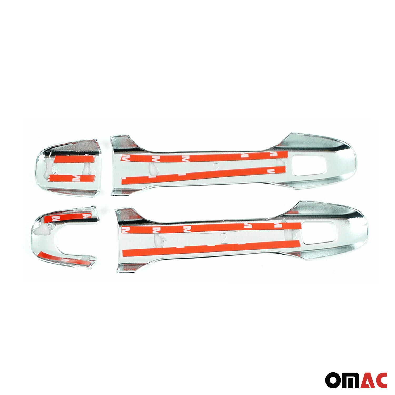 2018-2022 Toyota C-HR Car Door Handle Cover Protector Stainless Steel Chrome 6 Pcs