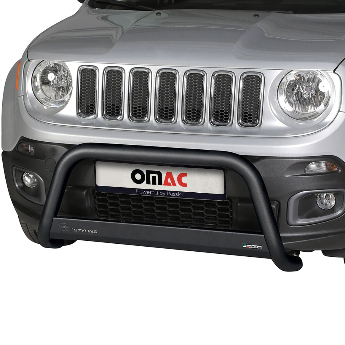 2015-2018 Jeep Renegade Bull Bar Push Front Bumper Grille Black