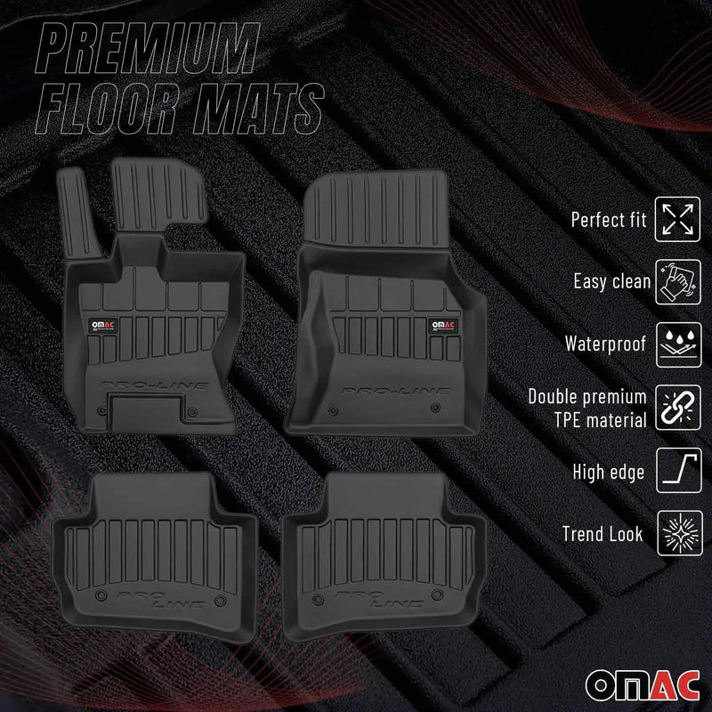 2018-2024 Range Rover Velar Premium Floor Mats Liners Full Set All Weather Heavy Duty