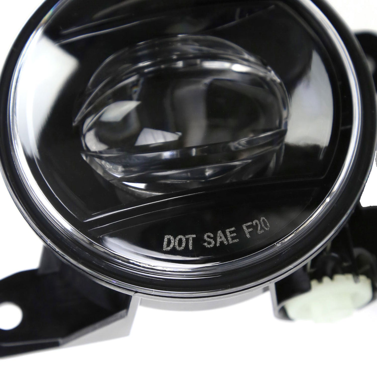 2021-2022 Honda Accord Sedan LED Fog Lights Kit Glossy Black/Clear Lens