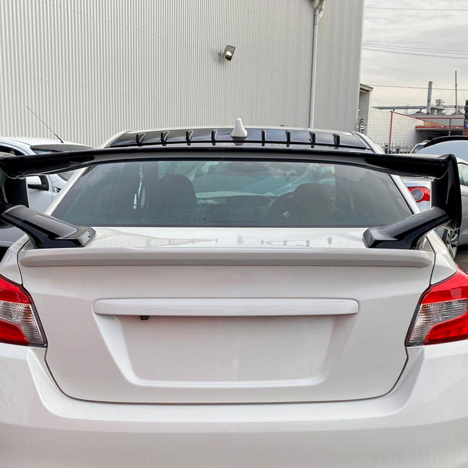 2015-2021 Subaru WRX/STI Glossy Black ABS Shark Fin Style Rear Roof Spoiler
