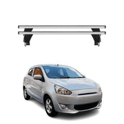 2014-2024 Mitsubishi Mirage Roof Rack Cross Bars Silver