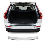Rear Bumper Guard Trunk Sill Protector for Volvo XC60 2018-2026 S.Steel Gloss